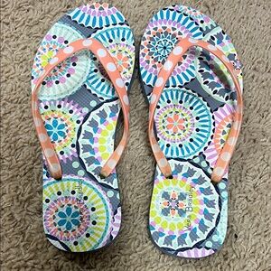 Vera Bradley flip flops